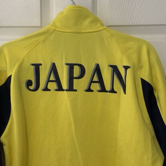 Mizuno Japan Team Track Jacket 2013 Kazan Universiade Yellow M JASPO Japan Made - Picture 4 of 10